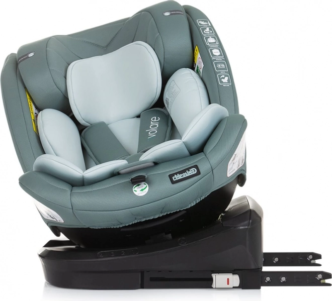 Autosedačka Chipolino Volare i-Size Pastelovo Zelená 40-150 cm Isofix 360°