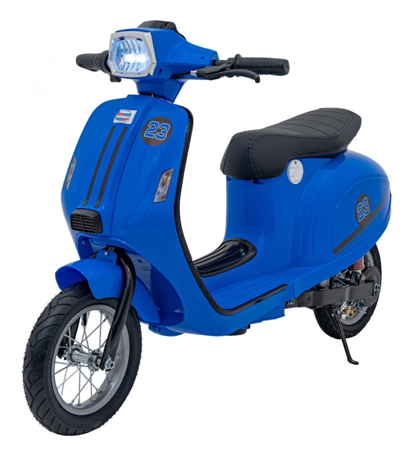 Retro skúter modrý