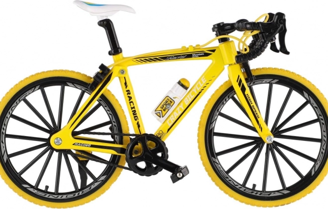 Prstový bicykel kov/plast 19 cm v rôznych farbách