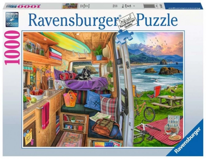 Ravensburger Puzzle Výlet s karavanom 1000 dielikov