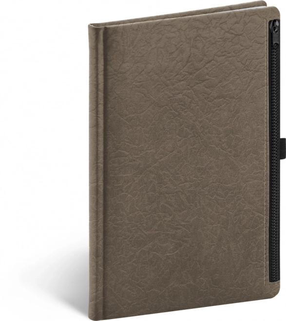 Notique hardy hnedý linkovaný notes 13 x 21 cm