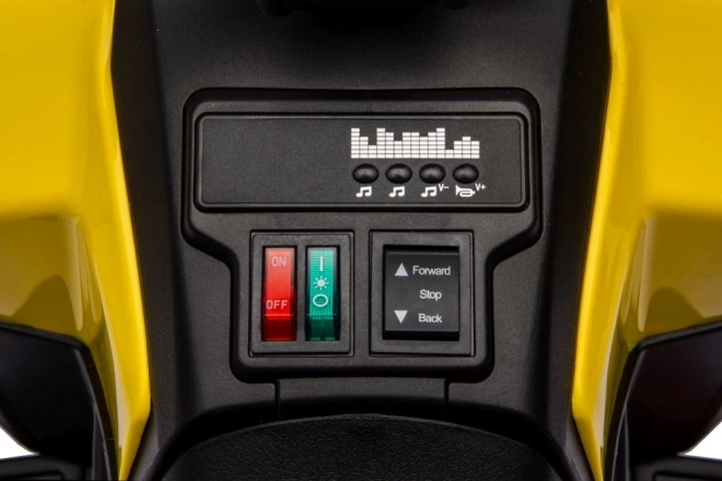 Detská elektrická štvorkolka žltá