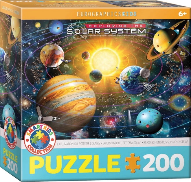 Eurographics puzzle Preskúmajte slnečnú sústavu 200 dielikov