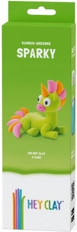 Hmota Kreatívny JEDNOROŽEC SPARKY 3PAK Hey Clay