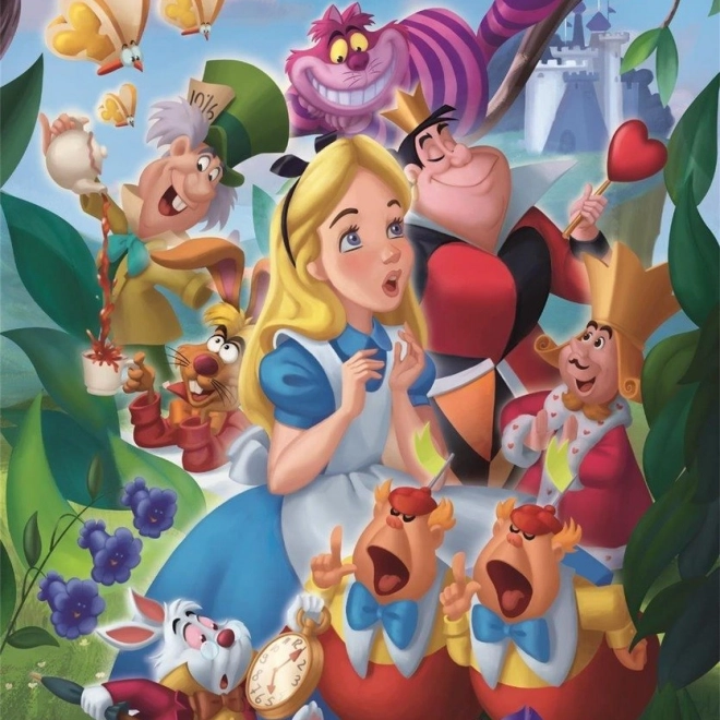 Clementoni puzzle Alenka v ríši divov 1000 dielikov
