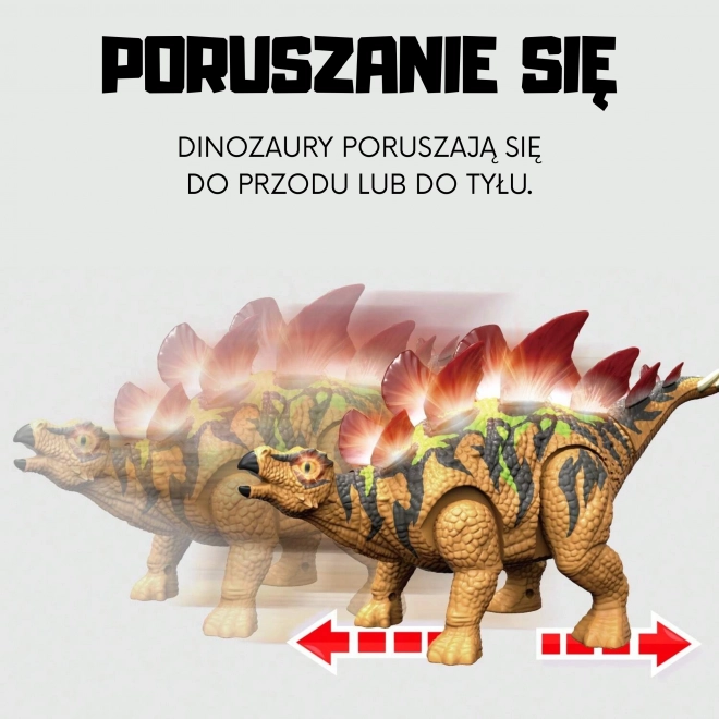 Woopie Dinosaurus na diaľkové ovládanie RC Robot Stegosaurus