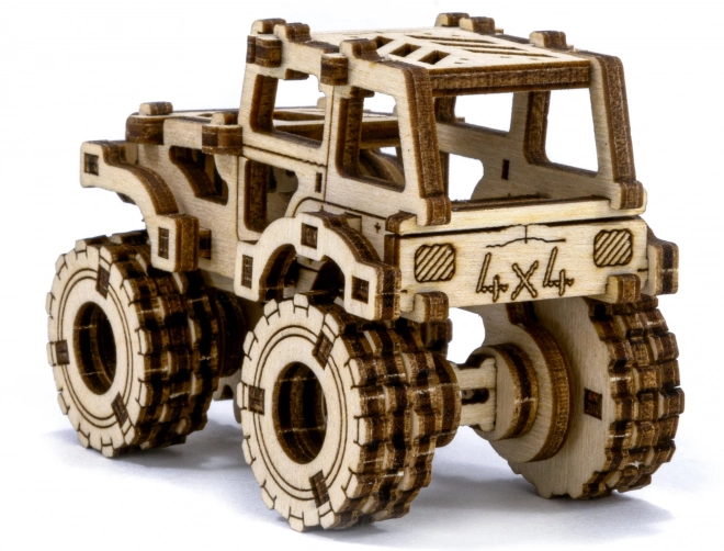 Drevené 3D puzzle Monster Truck Superfast