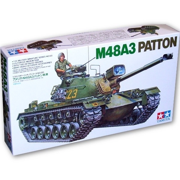 Plastikový model tanku Patton M48A3