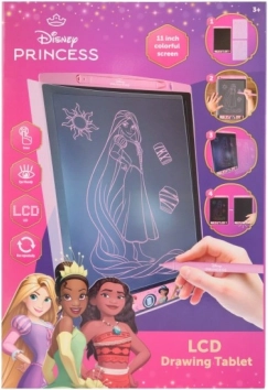 Kresliaca tabuľa LCD 28 cm Princezné, Spidey, Stitch