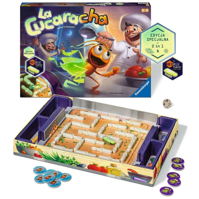 Ravensburger hra La Cucaracha Nočná edícia