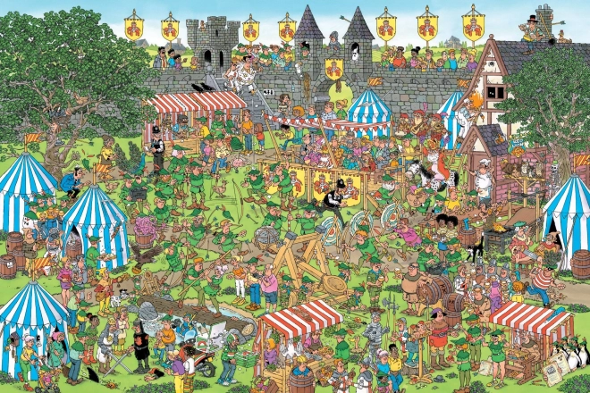 JUMBO puzzle Festival Robina Hooda 1500 dielikov