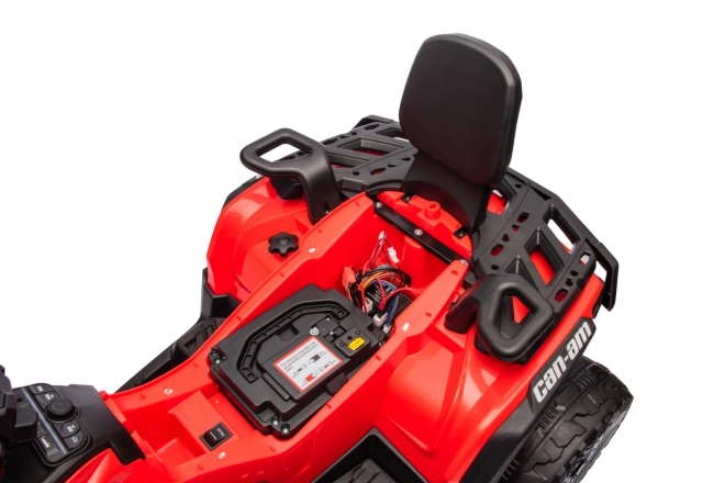 Elektrická detská štvorkolka Can-Am Outlander červená