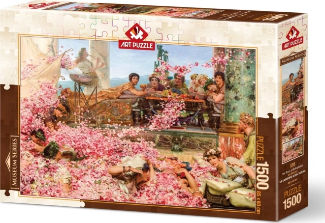 Puzzle Múzejná séria: Ružová záhrada 1500 dielikov