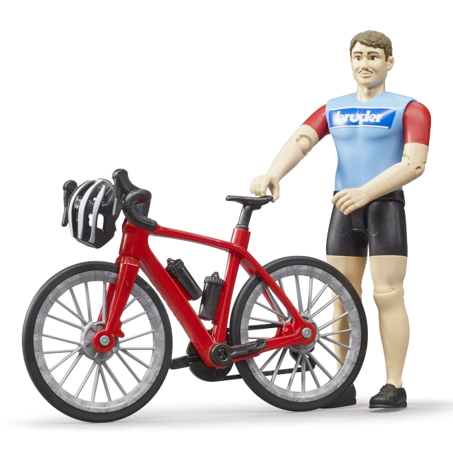 Realistická figúrka cyklistu