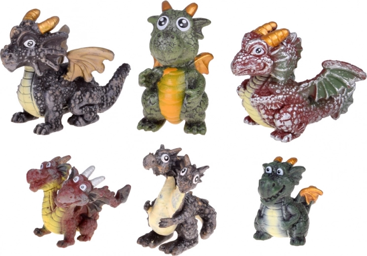 Šesť jedinečných dráčikov v jednej sade