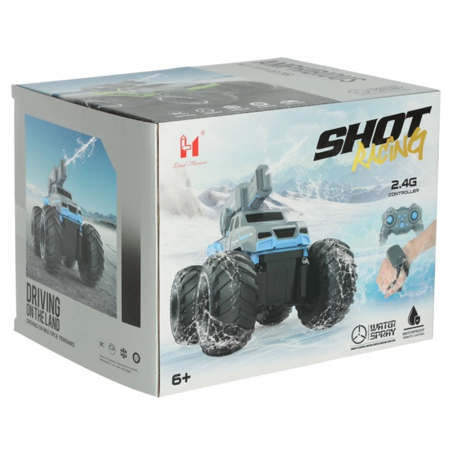 Vodeodolné RC auto jazdiace po vode