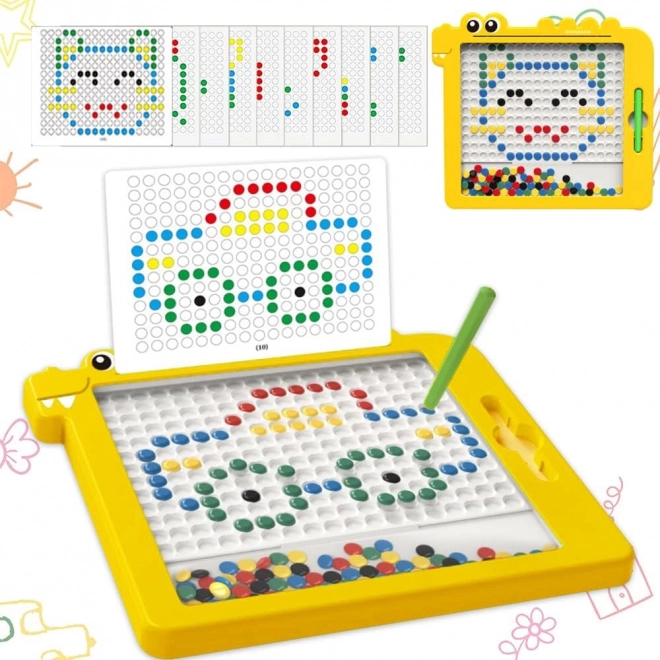 Magnetická tabuľa pre deti Montessori MagPad dinosaurus