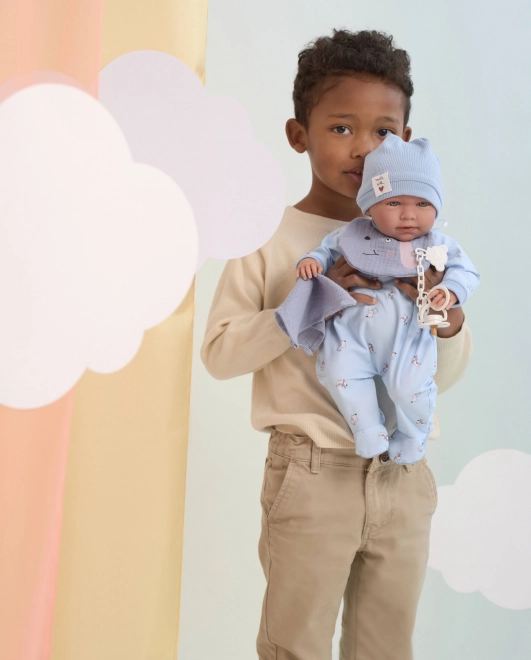 Oblečenie pre bábiku bábätko New Born veľkosť 40–42 cm s doplnkami