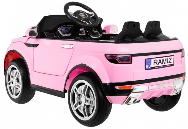 Elektrické autíčko pre deti Rapid Racer ružové s diaľkovým ovládačom