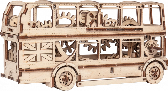 Drevené Puzzle 3D Londýnsky Autobus