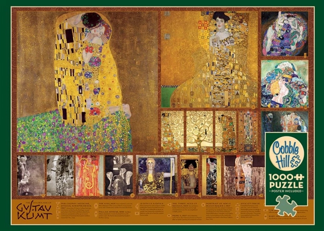 Puzzle Zlatý vek Gustava Klimta 1000 dielikov