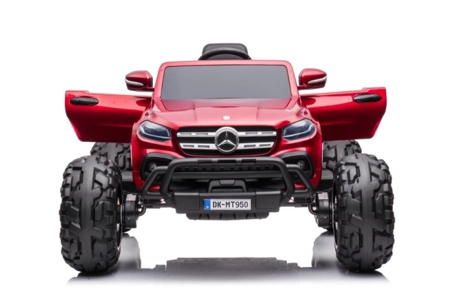 Auto na akumulátor Mercedes 4x4 červené lakované