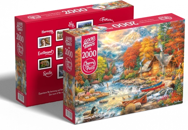 Puzzle Poklady vo voľnej prírode 2000 dielikov