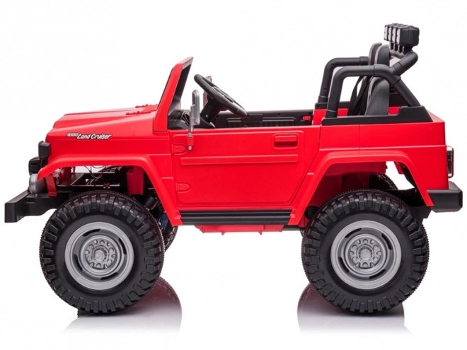 Detské elektrické auto Toyota Land Cruiser – Červená