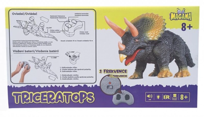 Diaľkovo ovládaný Triceratops RC