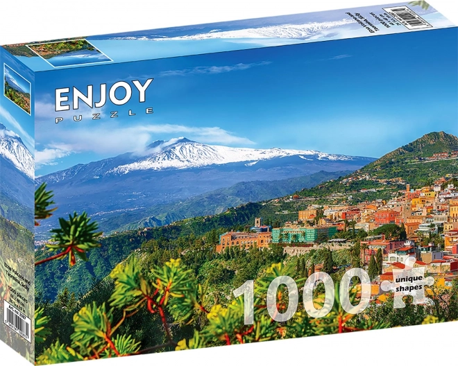 Puzzle Etna a Taormina, Sicília 1000 dielikov