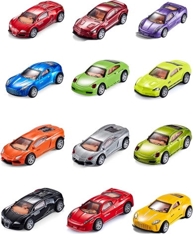 Kovové Auto so Spätným Natahovaním 8,5 cm