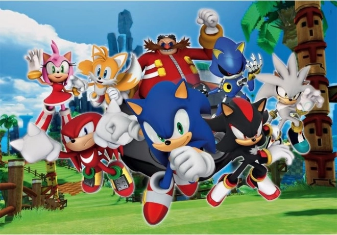 Clementoni puzzle Ježko Sonic 104 dielikov