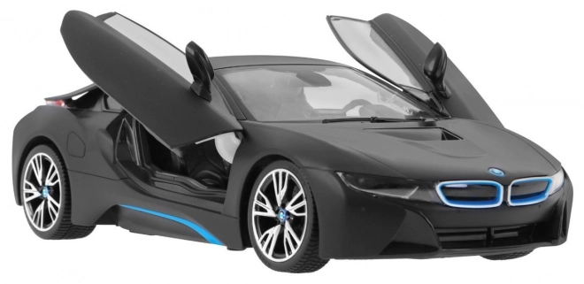 BMW i8 čierne RASTAR 1:14 auto na diaľkové ovládanie + 2,4 GHz diaľkové ovládanie