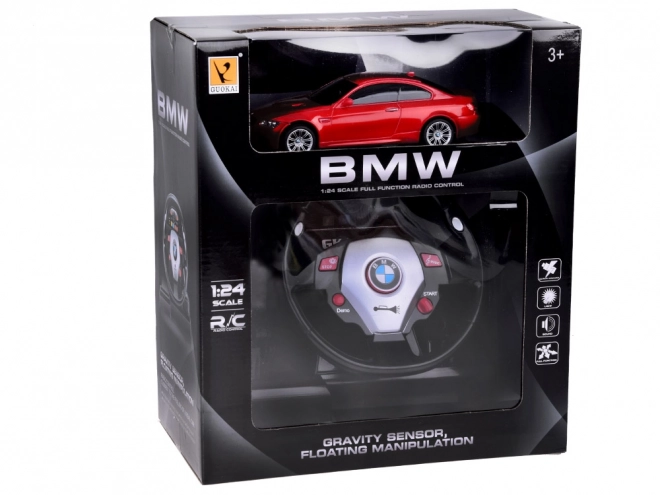 Zábavné športové auto s volantom BMW 1:24