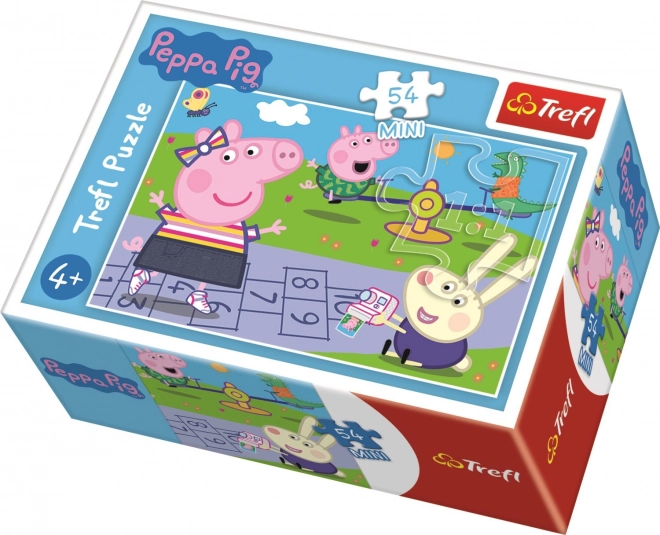 Puzzle Prasiatko Peppa: Kempovanie 54 dielikov