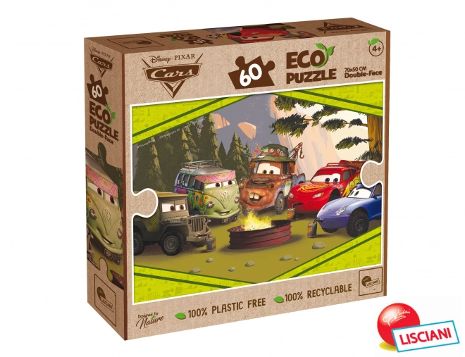 Auta eco-puzzle obojstranné 2v1