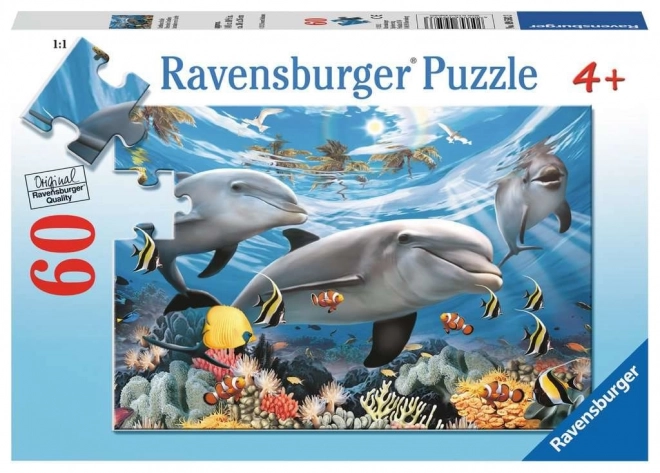 Ravensburger puzzle Karibský úsmev 60 dielikov