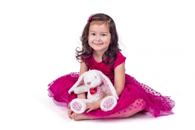 Veľký biely zajac Ella 38 cm