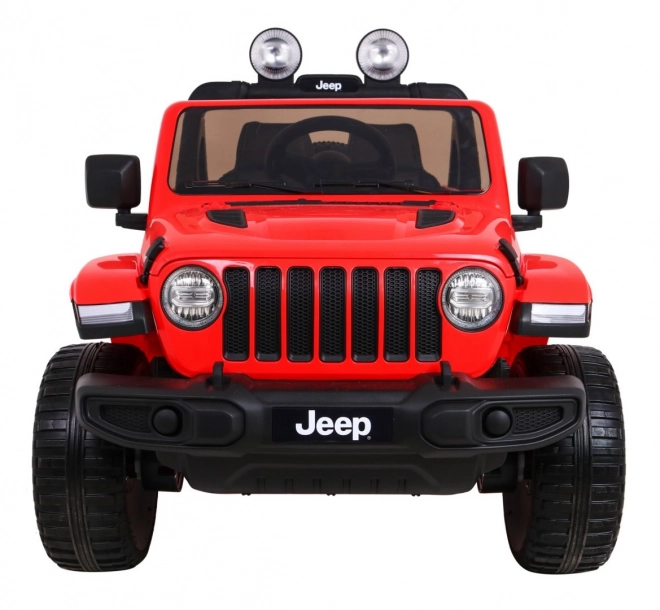 Detské elektrické autíčko Jeep Wrangler Rubicon Červené