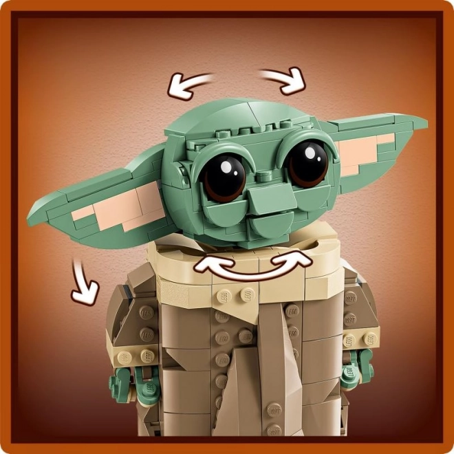 Lego Star Wars Grogu vo vozíku