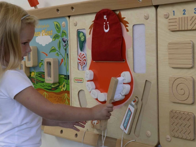 Hygiena ústnej dutiny - montessori nástenná tabuľa
