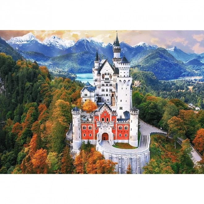 Puzzle 1000 dielikov - Premium Plus - Foto Odyssey - Zámok Neuschwanstein, Nemecko