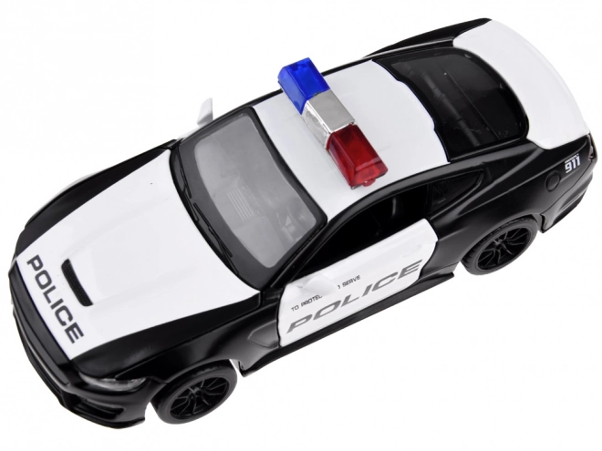 Policajné auto Ford Shelby GT350 s efektmi