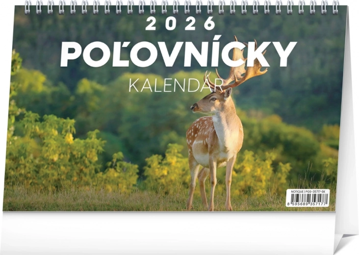 Stolový Poľovnícky Kalendár 2026