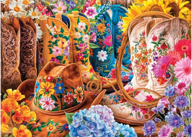 Eurographics Puzzle Farmárske Topánky 1000 dielikov
