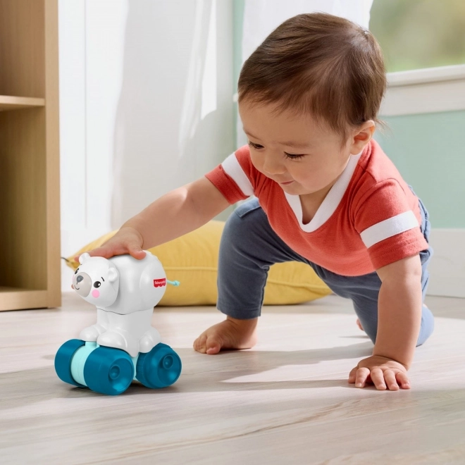 Interaktívny medvedík pre lezenie Fisher-Price