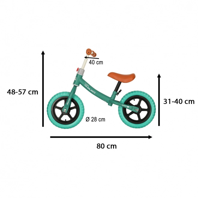 Odstrkovací bicykel Trike Fix Balance sivý a ružový – tyrkysové