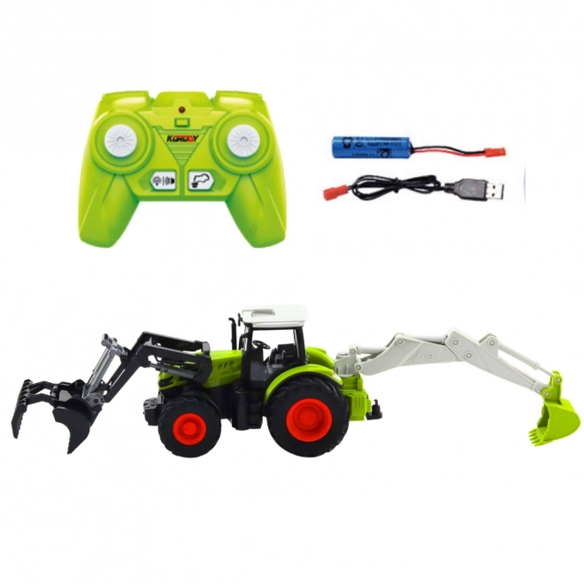 Zábavný traktor s diaľkovým ovládaním pre deti