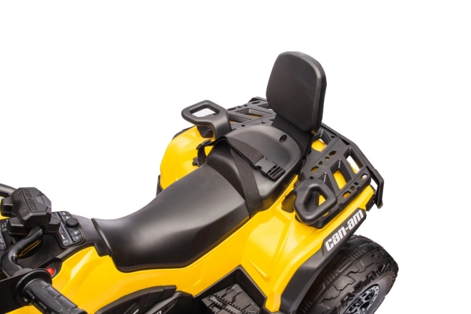 Detská štvorkolka Can Am Outlander ATV žltá