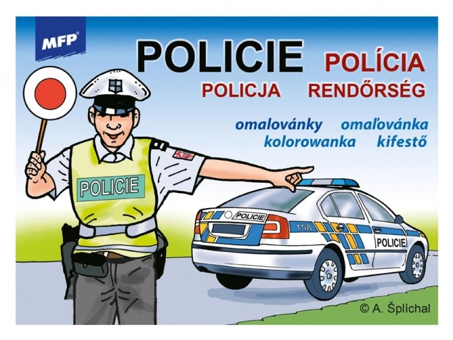 Omaľovánky Polícia pre deti